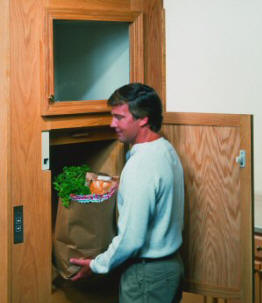 Elevator Solutions can help you plan and then will expertly install a dumbwaiter in your new construction or remodeling project.